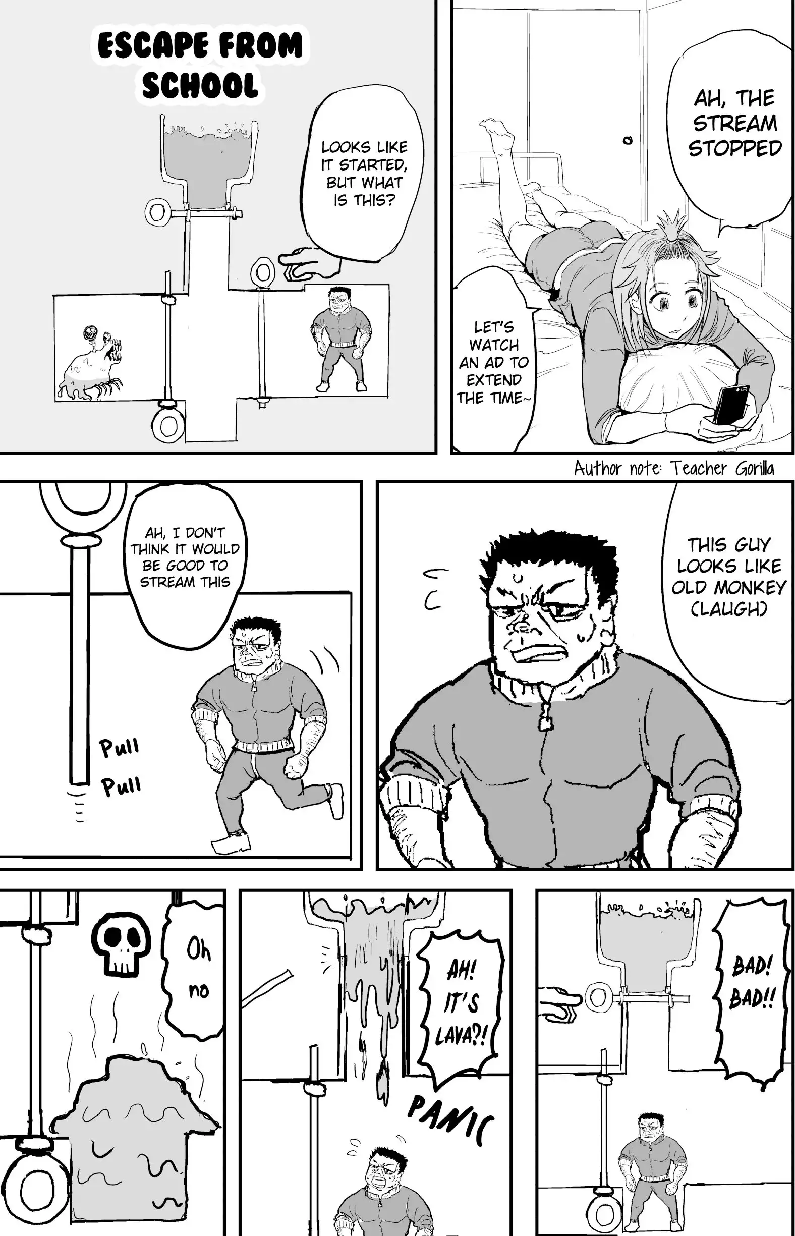 A manga about the kind of PE teacher who dies at the start of a school horror film Chapter 5 3